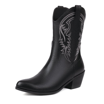 Trivana™ | Modische Bestickte Stiefeletten