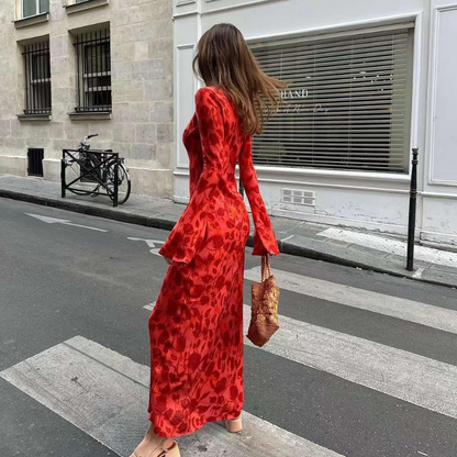 Jane™ | Rotes Maxikleid