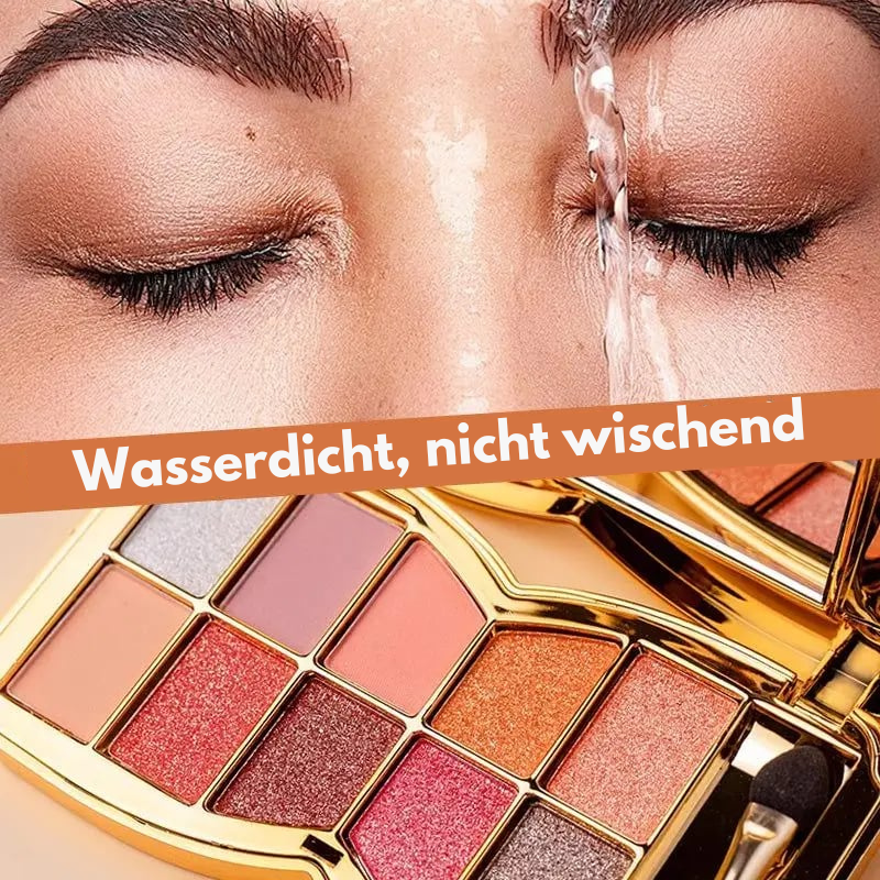 ShimmerGlam™ | 10 Farben Sparkle Shimmer Lidschatten-Palette