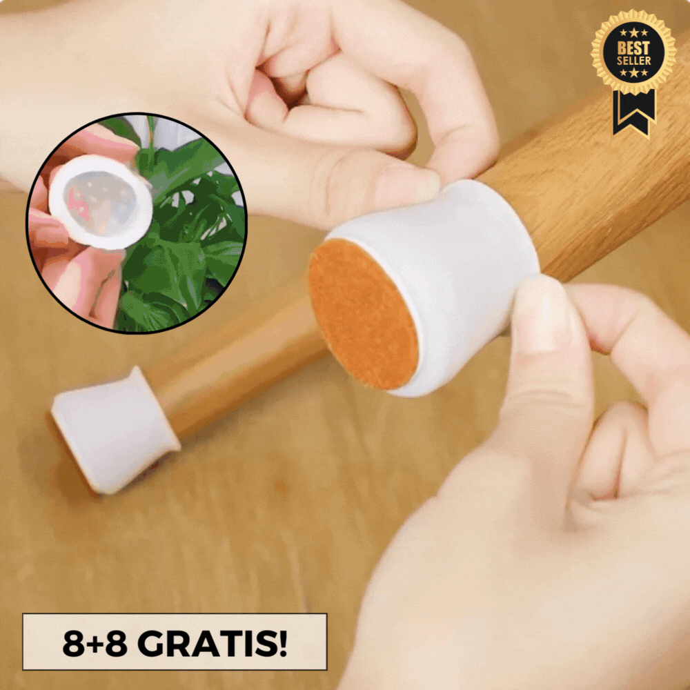 50 % Rabatt | QuietGlide™ | Möbelbeinschoner aus Silikon [ Rabatt für den letzten Tag ]