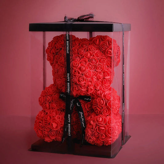 Rosenbear™ - Künstliche Schaumstoffblume Geschenk für Valentinstag