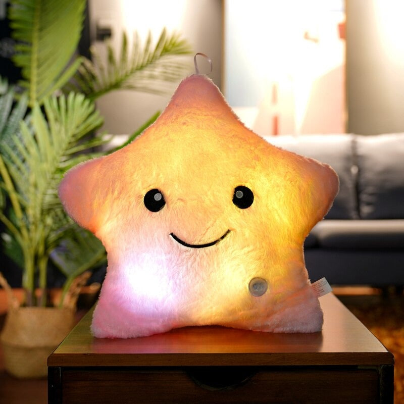 SleepyGlow™ | Kuscheliges Kissen, Kopfkissen und Nachtlicht in einem
