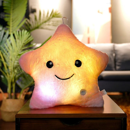 SleepyGlow™ | Kuscheliges Kissen, Kopfkissen und Nachtlicht in einem