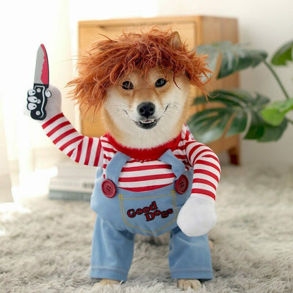50% RABATT | ChuckyDog™ | Das Halloween-Kostüm für Ihren Hund!