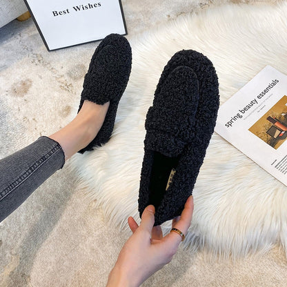 Nuvia™ | Plüsch-Flachschuhe