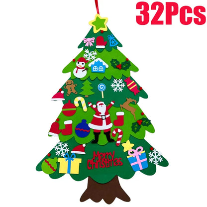 Glowtree™ Dekorativer Weihnachtsbaum Wandbehang mit Lichterketten