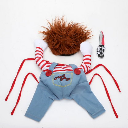 50% RABATT | ChuckyDog™ | Das Halloween-Kostüm für Ihren Hund!