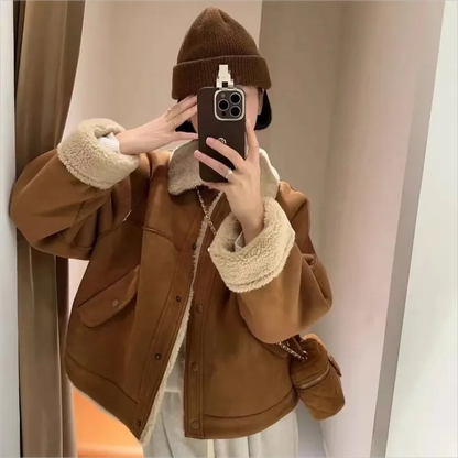 Serena™ | Kurzjacke für damen, modisch und schick, langarm, dick und warm