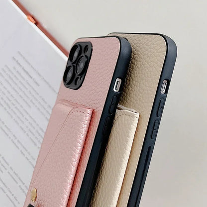 Strapo™ – Das Leder Kartenetui mit Umhängeband für dein iPhone