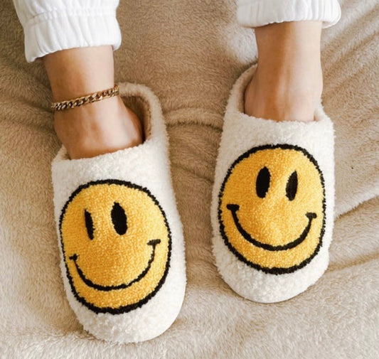Footwear™ | Slippers with smiley face
