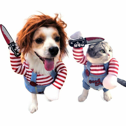 50% RABATT | ChuckyDog™ | Das Halloween-Kostüm für Ihren Hund!