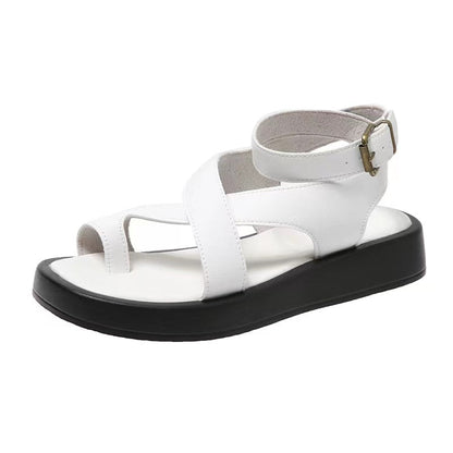 Clarissa™ | Flache Riemchensandalen mit verstellbarer Schnalle