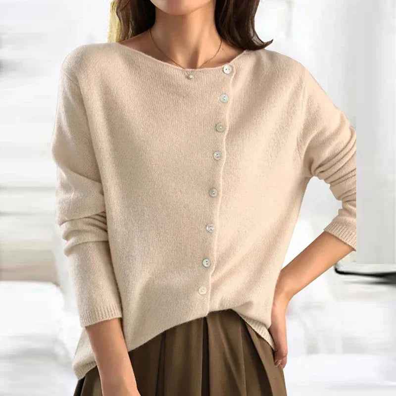 Couture™ Schicker Pullover mit modischem Knopfverschluss