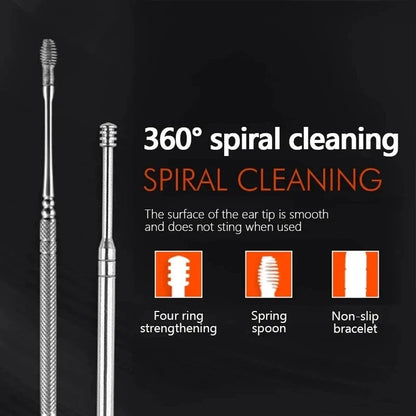 SpiraClean™ | Spring Ohrschmalz-Reinigungswerkzeugset