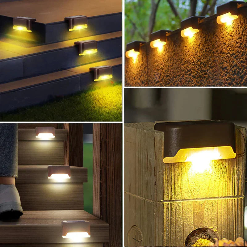 Solarbetriebene Außenlampe zur Beleuchtung von Gartenwegen ohne Stromkabel