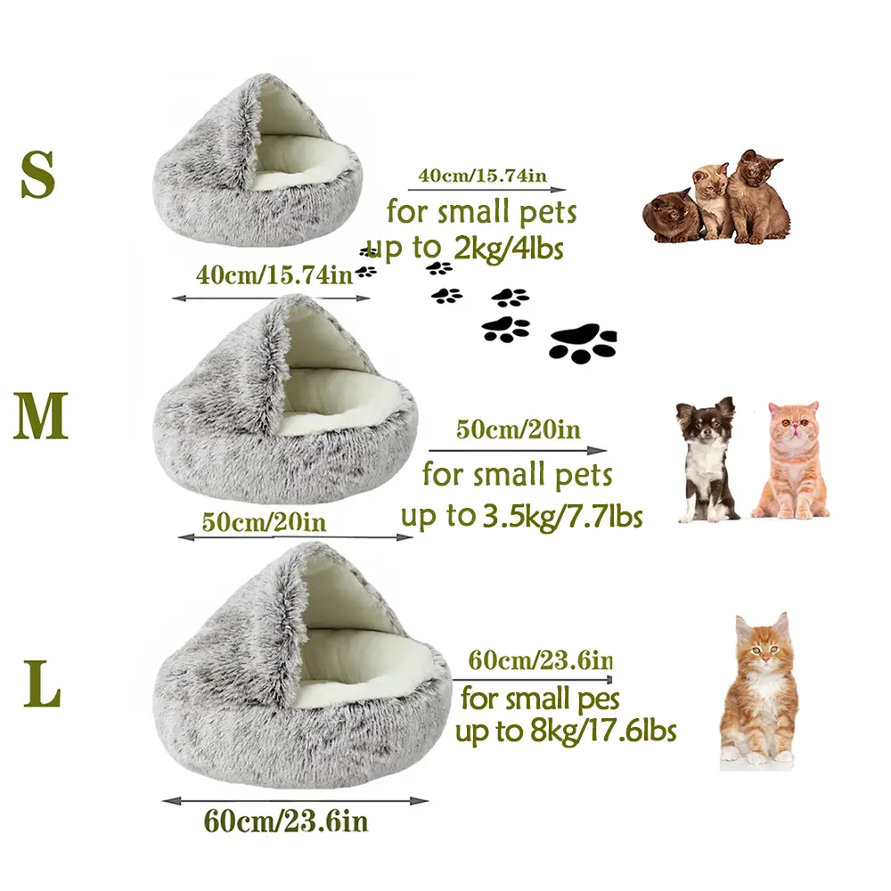 SnugPaws – Kuscheliges Plüschbett für Hunde & Katzen