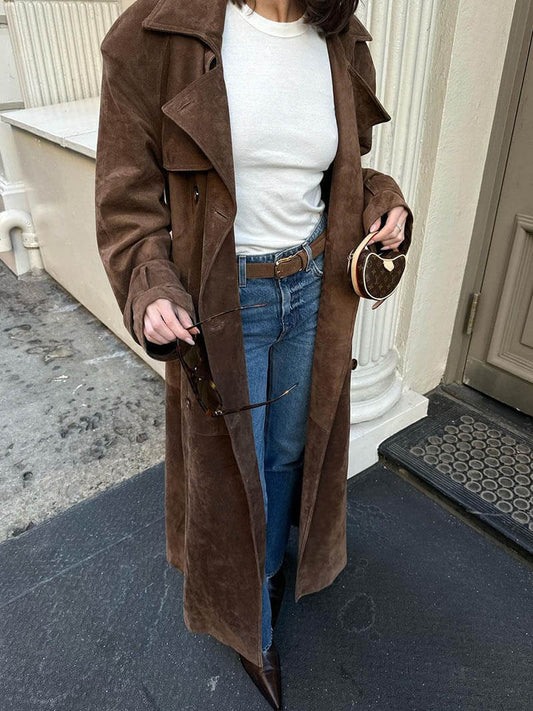 Frejas™ | Mocha Trenchcoat - Imitation Mocha