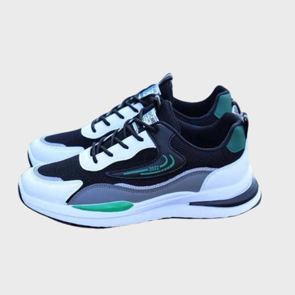 NetzRunner™ | Limitierte Auflage Schwarz Weiß Grün Netz Sportschuhe