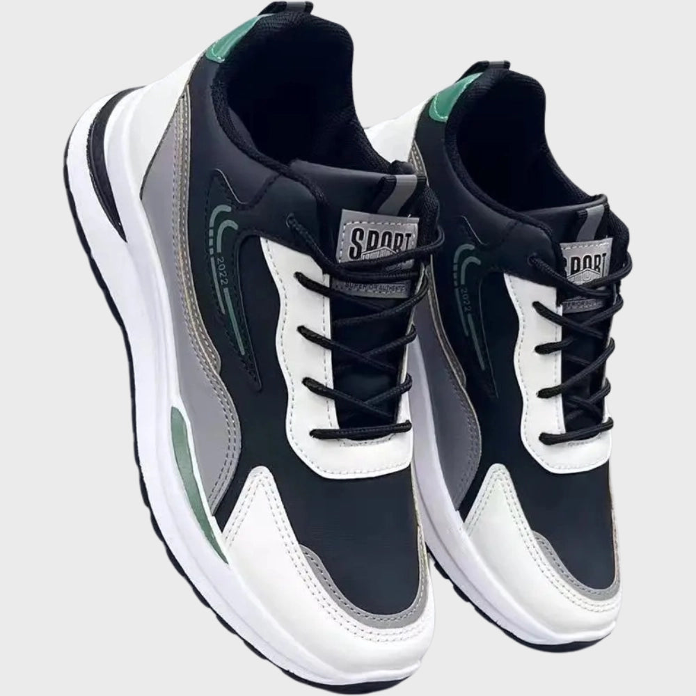 NetzRunner™ | Limitierte Auflage Schwarz Weiß Grün Netz Sportschuhe