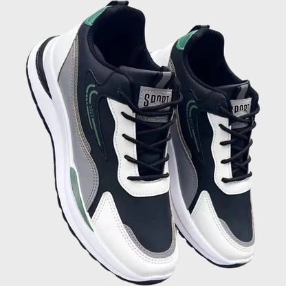 NetzRunner™ | Limitierte Auflage Schwarz Weiß Grün Netz Sportschuhe