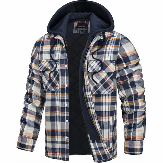 50% off | PlaidWarm™ - Men's Hooded Winter Jacket
