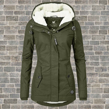 Johana™ | Warmer Baumwoll-Sherpa-Kapuzenpullover