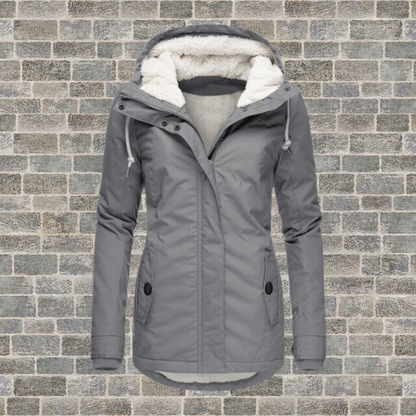 Johana™ | Warmer Baumwoll-Sherpa-Kapuzenpullover