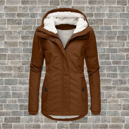Johana™ | Warmer Baumwoll-Sherpa-Kapuzenpullover