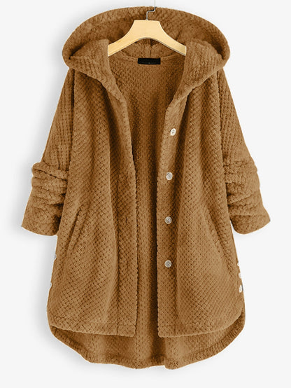 Veronika™ | Winter Reversible Fleece-Kapuzenjacke