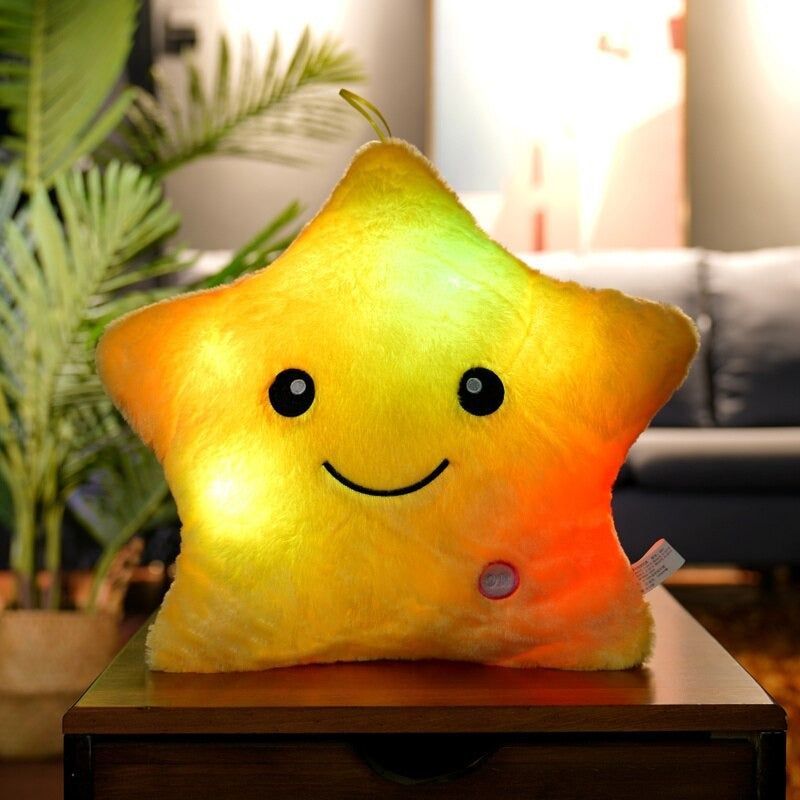 SleepyGlow™ | Kuscheliges Kissen, Kopfkissen und Nachtlicht in einem