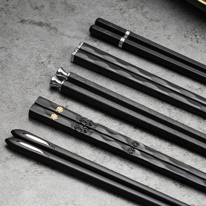 Umweltfreundliches elegantes Bambus-Stäbchen-Set für Essen und Unterhaltung