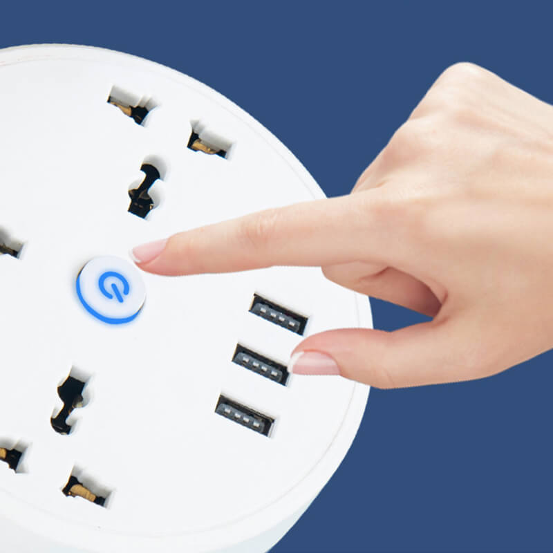 PowerFlow™ - Universelle Überspannungsschutz-Steckdosenleiste
