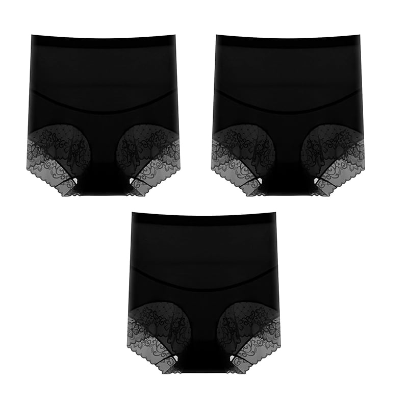 Heißer Stil Seidiges Höschen mit hoher Taille