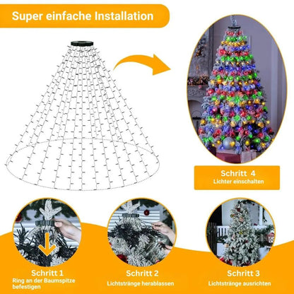 LedDeko™ - Schnellleuchtender Weihnachtsbaum für warme festliche Atmosphäre