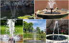 Solarbrunnen von Quellivo als entspannende Gartendekoration