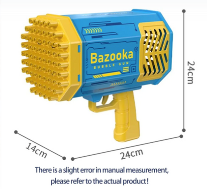 Außen-Bubble-Maschine mit bunter Licht-Raketenwerfer-Spielzeug