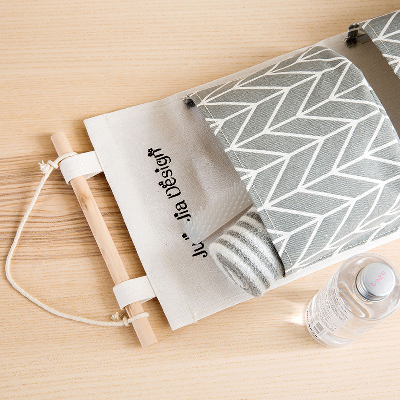 Boho Hängende Organizer-Tasche für Kleiderschrank und Reiseaufbewahrung