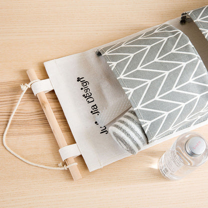 Boho Hängende Organizer-Tasche für Kleiderschrank und Reiseaufbewahrung