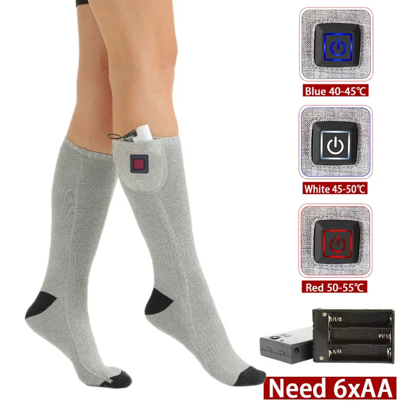 ThermaStep™ - USB Wiederaufladbare Elektrisch Beheizte Socken für den Außenbereich