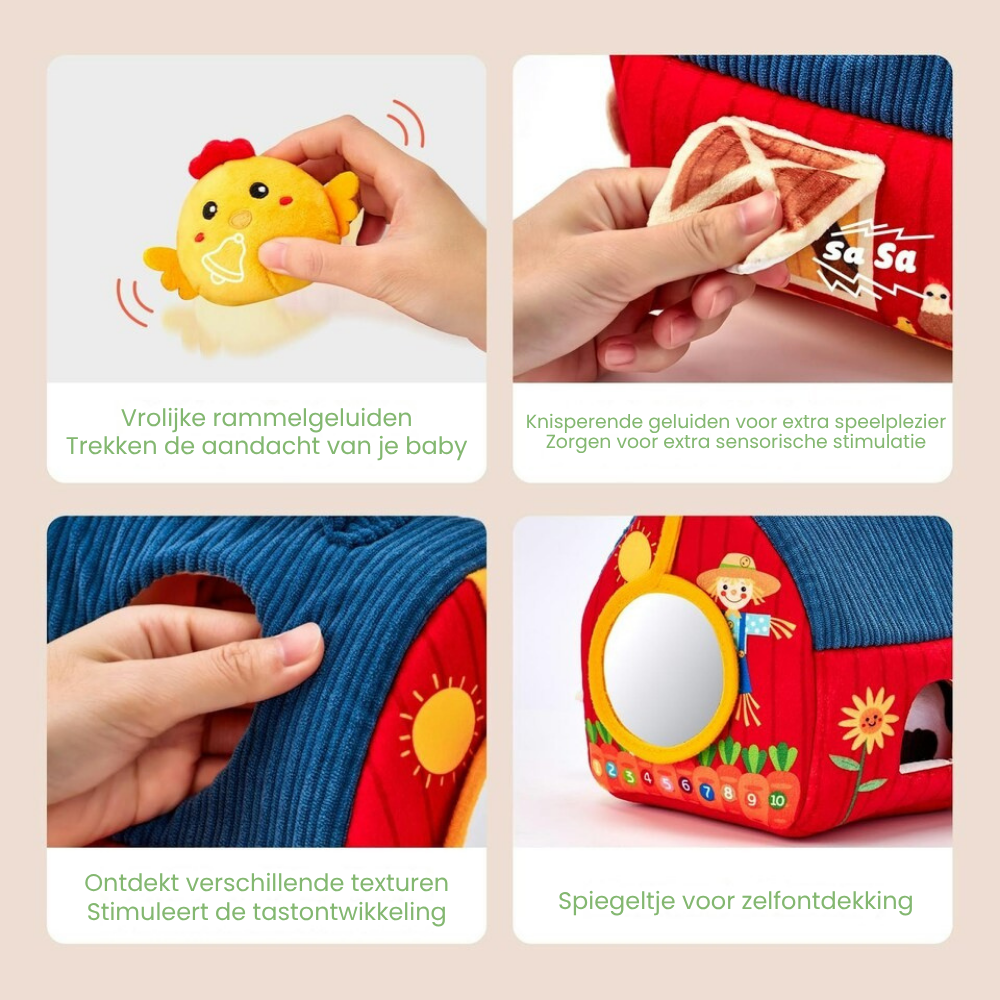 CuddleFarm – Beruhigt rastlose Hände und fördert sofort das frühe Lernen