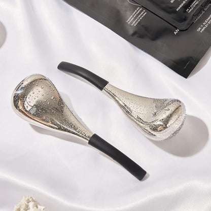 GlowWave™ Edelstahl Eisgloben für kühlende Gesichtsmassage