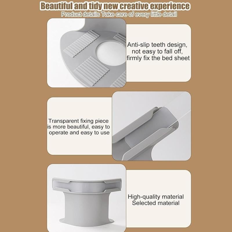 Rutschfeste Bettlakenhalter für sicheres Bettzeug