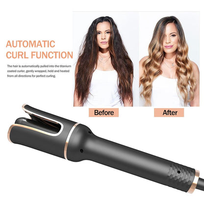 GlamCurl™ Keramischer, automatisch rotierender U-förmiger Lockenstab