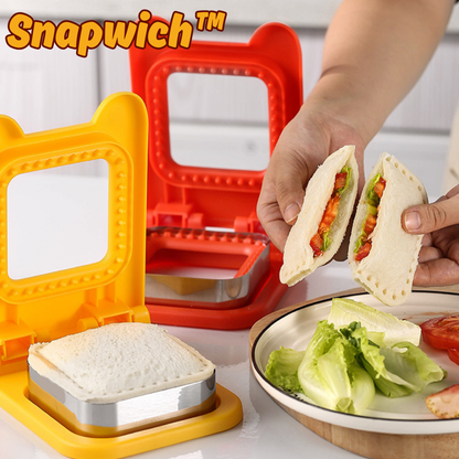 LunchMate™ - Krustenloser Sandwich-Schneider & -Press für Kindersnacks