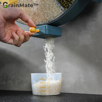 GrainMate™ - Wandmontierter rotierender Getreidespender