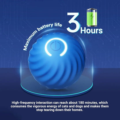 PawJoy™ - Interaktives automatisches bewegliches Ballspielzeug für Haustiere