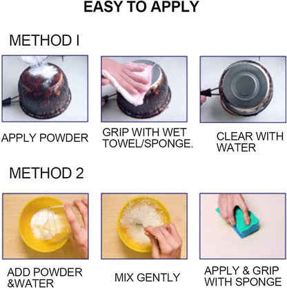 Natürliche Fleckenentferner-Pulver-Set für hartnäckiges Fett und Schmutz