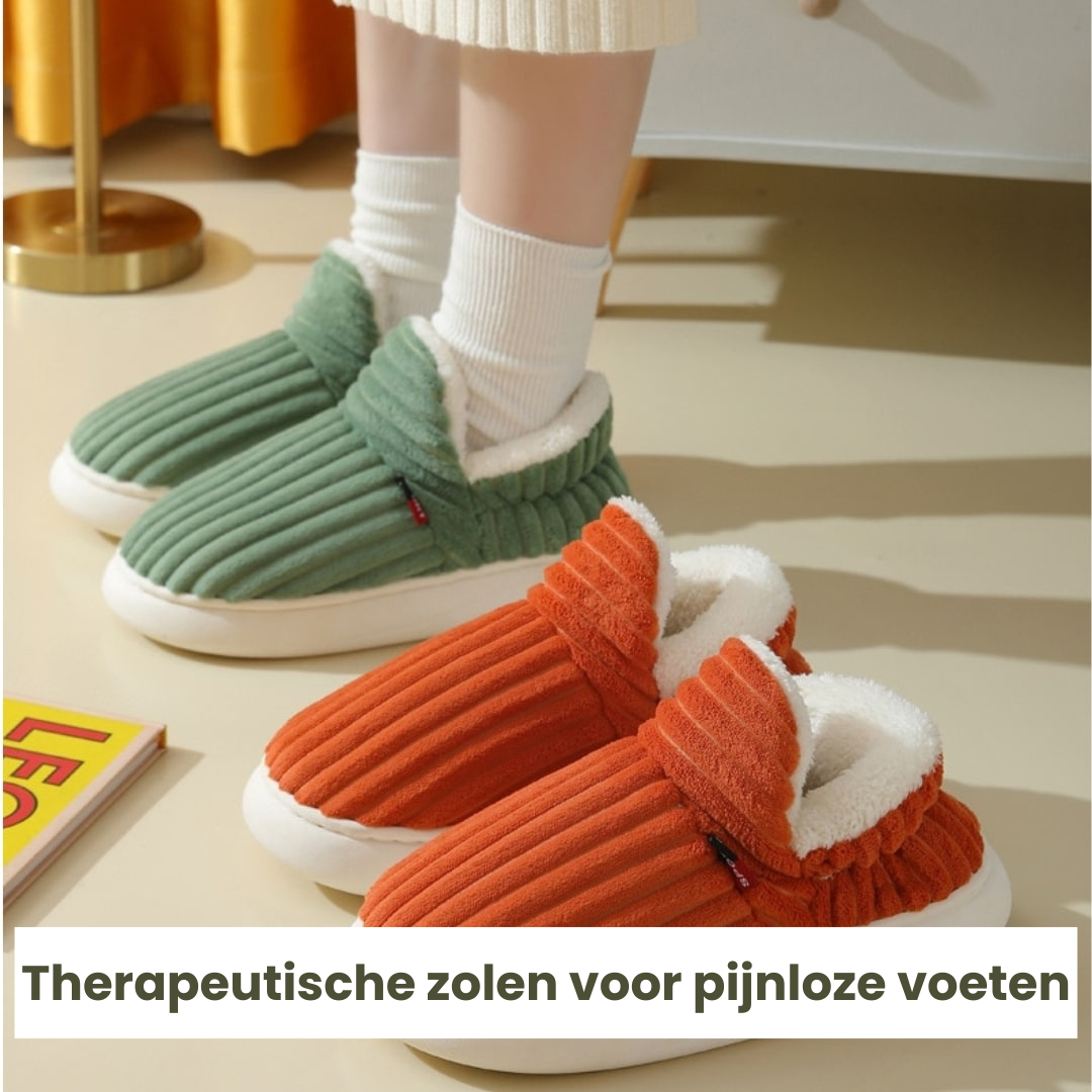 CozyComfort™ - Therapeutische Fleece-Winterpantoffeln für Wärme und Komfort