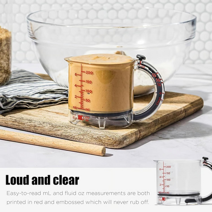 SmartMeasure™ - 4-in-1 verstellbarer Messbecher für einfaches Kochen