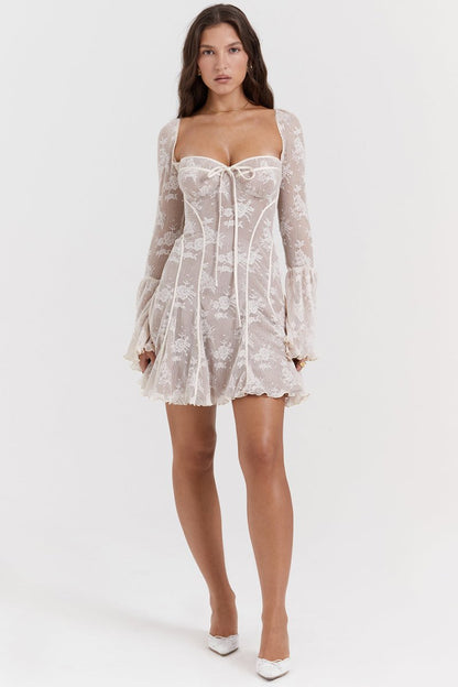LaceÉpoque™ | Vintage-Spitzenkorsettkleid für eine elegante Silhouette